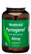 Pycnogenol 30 mg Derivado de Hierbas Silvestres 30 Comprimidos